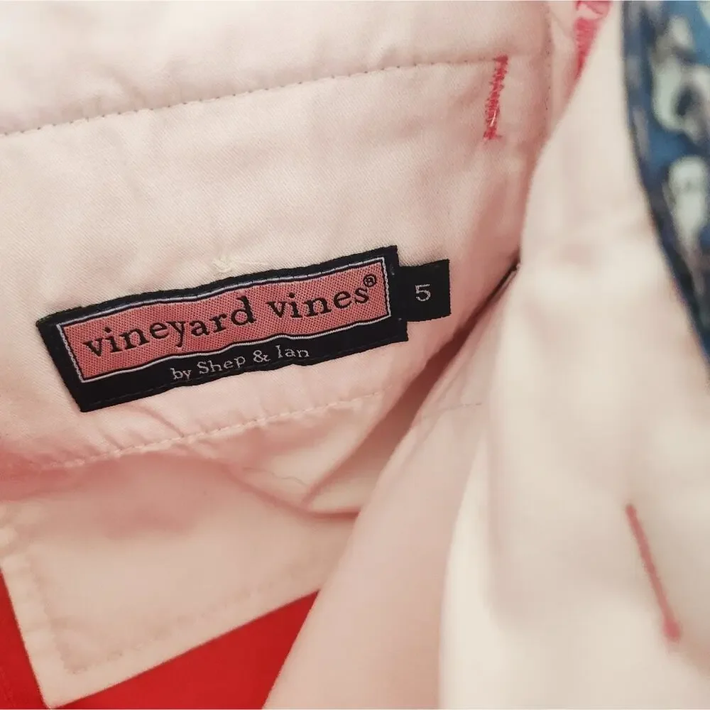 6 Vineyard Vines Shorts Flat Front
